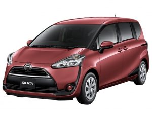 Покраска Toyota Sienta